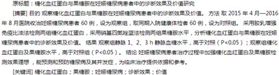 妊娠糖尿病患者诊疗中糖化血红蛋白及果糖胺的作用,血糖7.4、果糖胺267和糖化血红蛋白6.5高吗？想要...