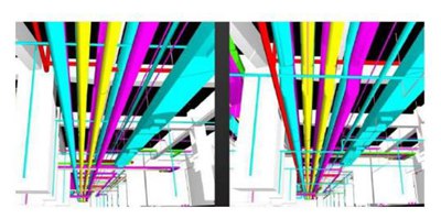 图1 综合管路模拟排布