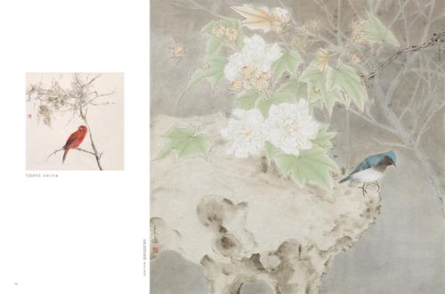 当代观念与工笔花鸟画的碰撞,现当代工笔花鸟画与传统工笔花鸟画中的线条与色彩...