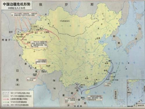 明代中国的边疆政策与历史分流,中国的哪个省是边境