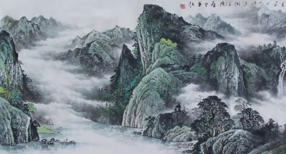 中国山水画与西方风景画的差异