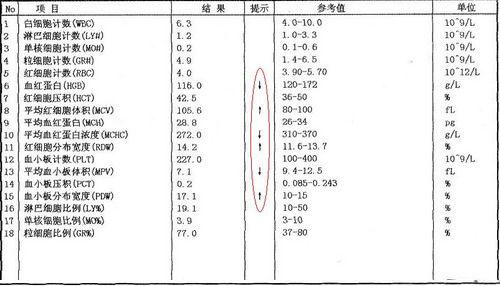 妊娠期贫血患者血常规指标特点分析,如何使用血常规检查单分析的贫血类型？