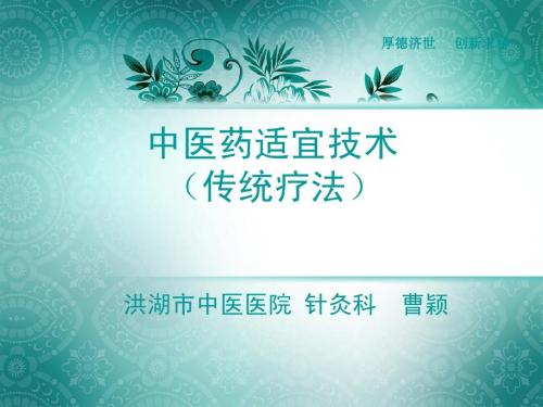 生态适宜技术理论研究